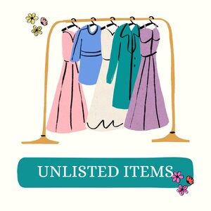 UNLISTED ITEMS 20-60